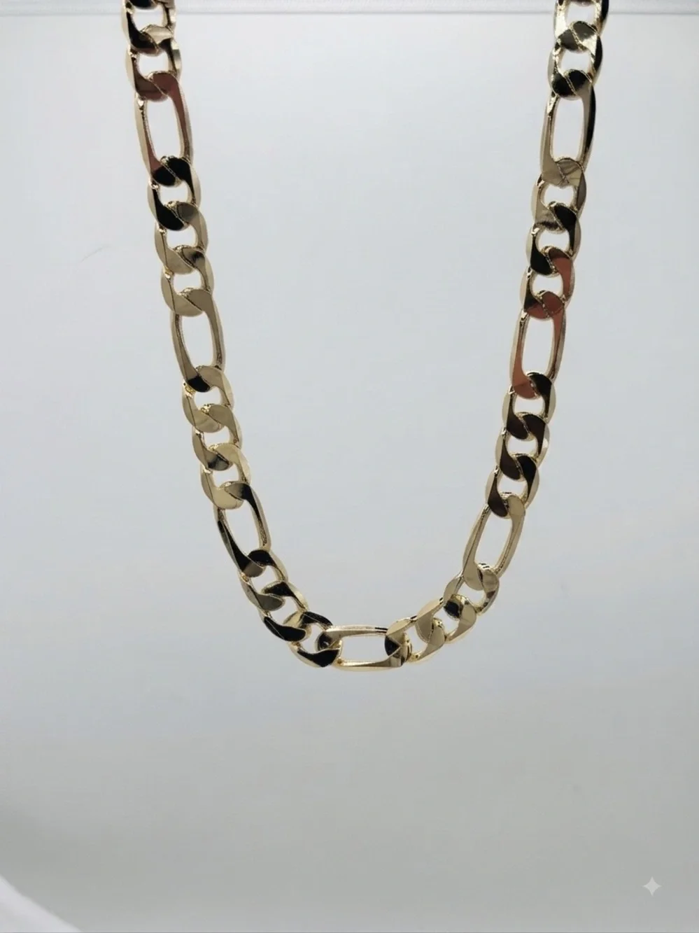 Men's Gold Figaro Chain Necklace
